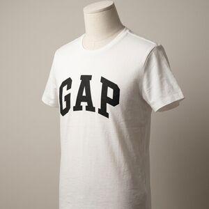 GAP White Tee with Bold Black Lettering